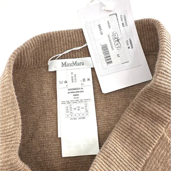 Max Mara Hazel Wool-Cashmere Midi Skirt Size M - Picture 5 of 11